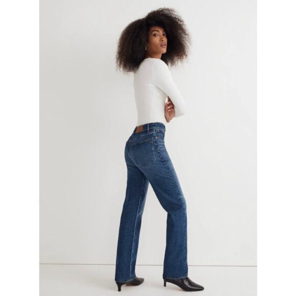 Madewell The 90's Straight Jean in Barlow Wash Size 32 NEW with Tags - Picture 2 of 9